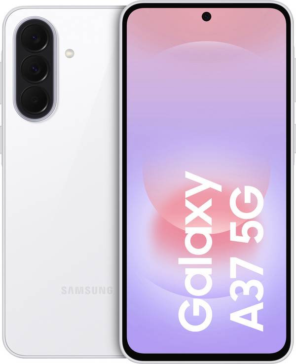 Samsung Galaxy A37 5G smartphone 128 GB, 17 cm (6.7 palec), Awessome bílá, Android™ 16, dual SIM
