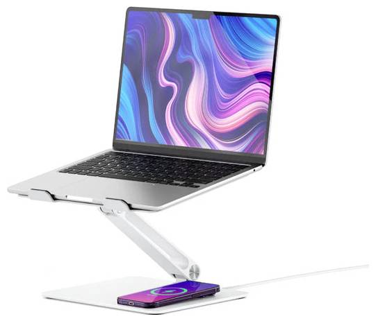 Alogic Elite Aluminum laptop-ständer weiß podložka pod notebook-1
