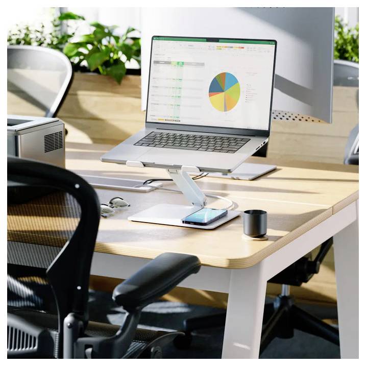 Alogic Elite Aluminum laptop-ständer weiß podložka pod notebook-2