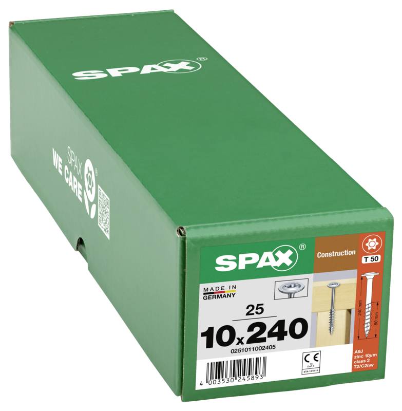 SPAX 0251011002405 talířové šrouby 10 mm 240 mm T-STAR plus ocel 25 ks-6