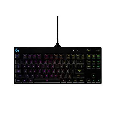 Logitech G PRO kabelový herní klávesnice switch: modrá AZERTY černá