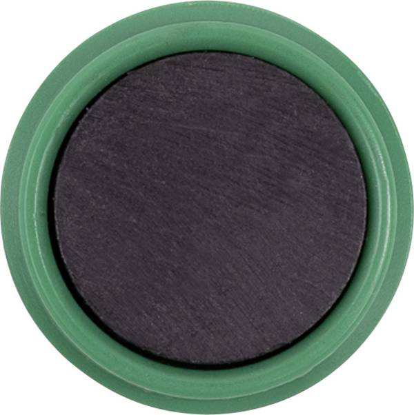 magnetoplan magnet Basic Serie (Ø) 38 mm kulatý zelená 10 ks 1863805