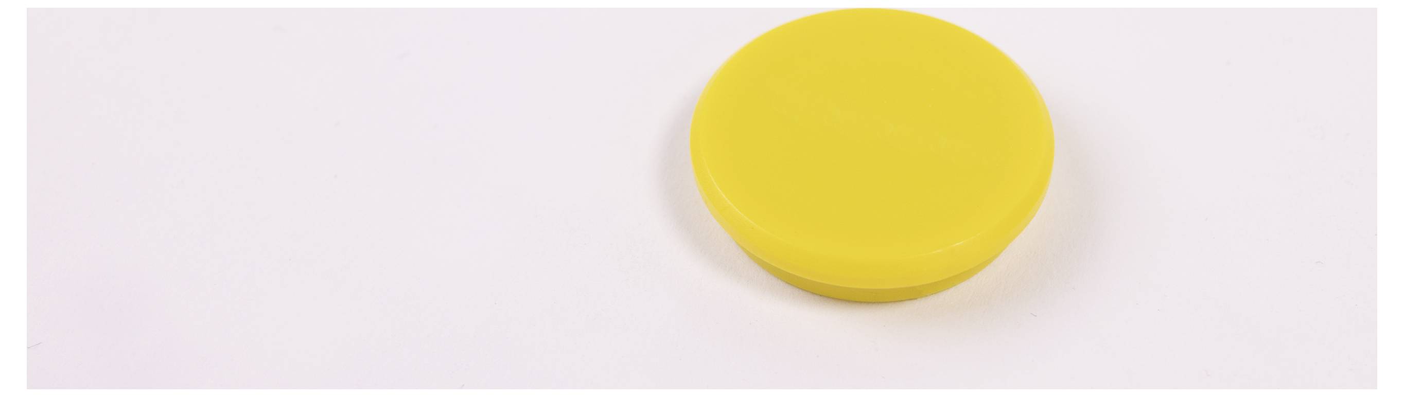 magnetoplan magnet Basic Serie (Ø) 32 mm kulatý žlutá 10 ks 1863202-1