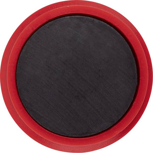 magnetoplan magnet Basic Serie (Ø) 24 mm kulatý červená 10 ks 1862406