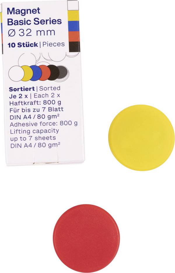 magnetoplan magnet Basic Serie (Ø) 32 mm kulatý  10 ks 1863210