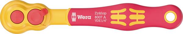 Wera 8007 A VDE 05004866001 ráčna zyklop  1/4" (6,3 mm) 150 mm