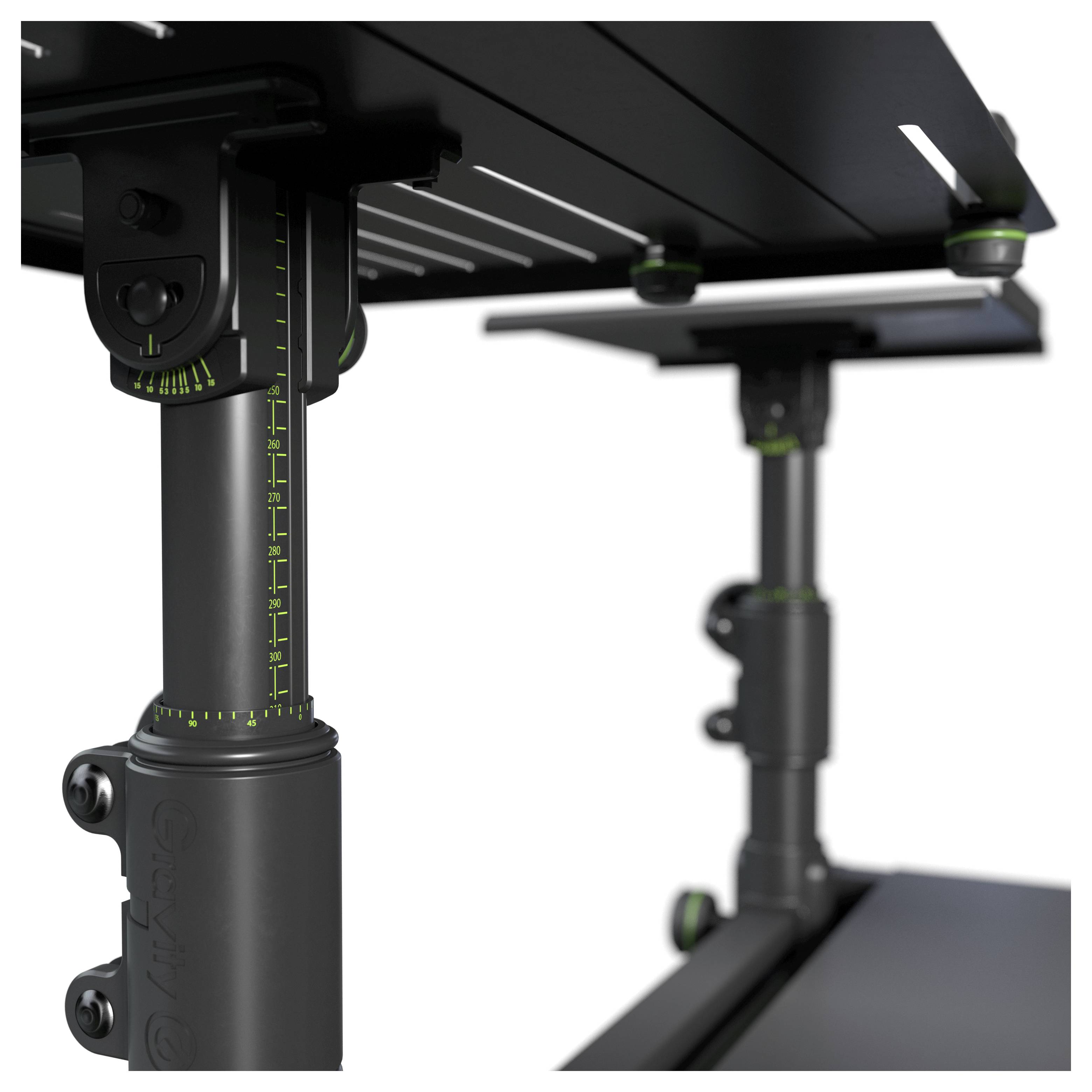 Gravity moiblní stůl pro DJ ocel-5