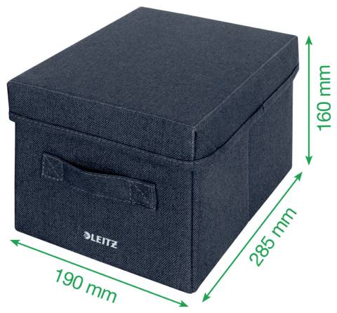 Leitz úložný box 61460089 285 mm x 160 mm x 190 mm látka modrá 1 ks-6