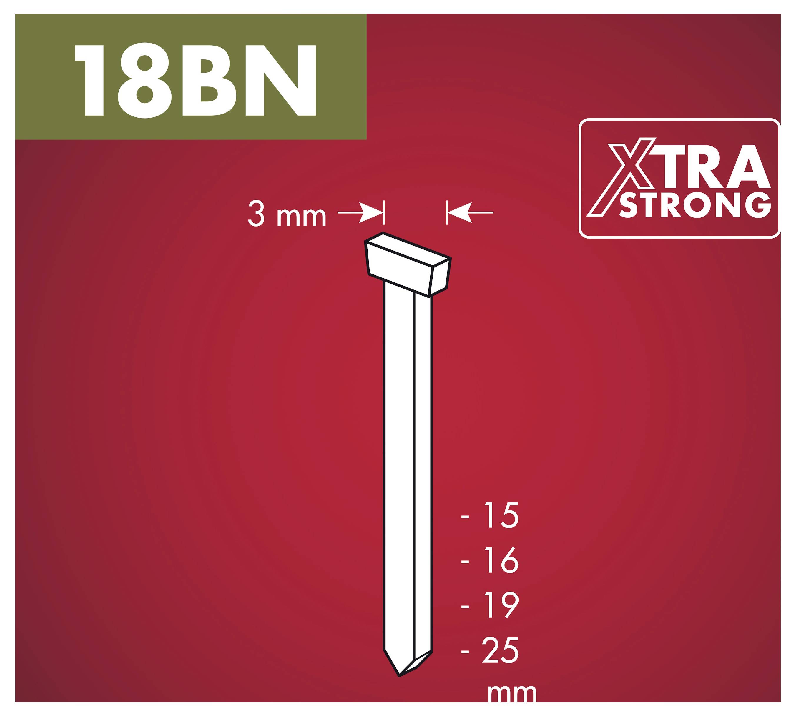 Arrow Tool Group 382195 Hřebíky do sponkovačky Vnější délka 19 mm 1000 ks-2