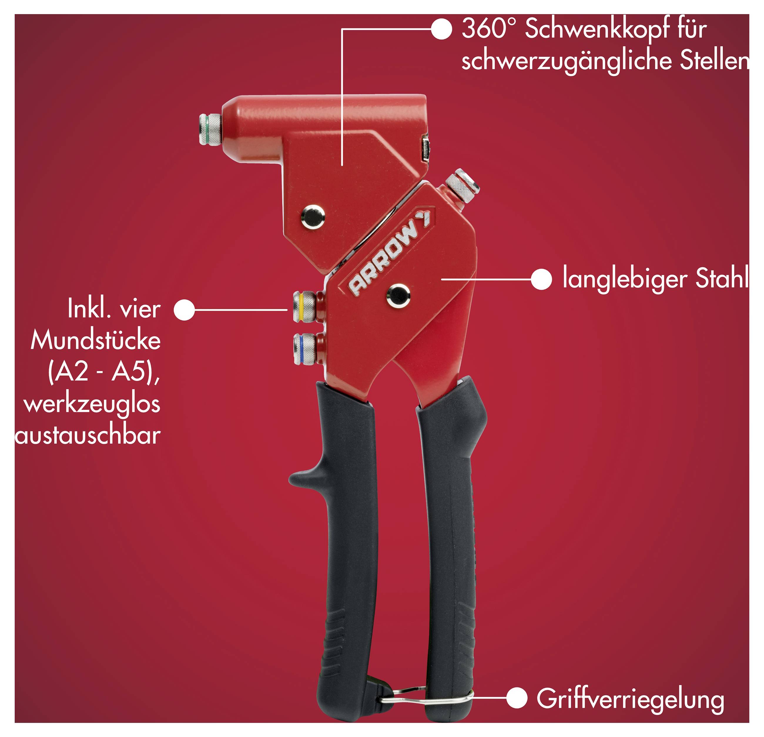 Arrow Tool Group 187004 nýtovací kleště 1 ks-3