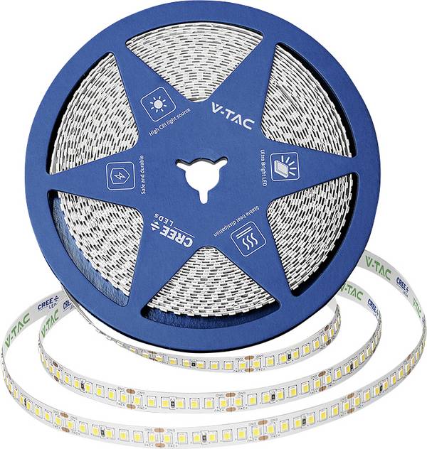 V-TAC VT-2835 2125966 LED pásek Energetická třída (EEK2021): F (A - G) volný konec 24 V 10 m teplá bílá 10 m
