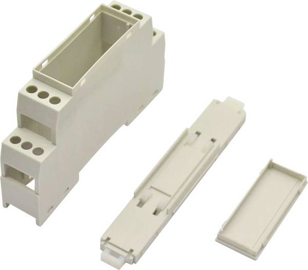 euroclamp CEM17-GY pouzdro na DIN lištu  98.00 x 17.50 x 56.40   šedá 1 ks