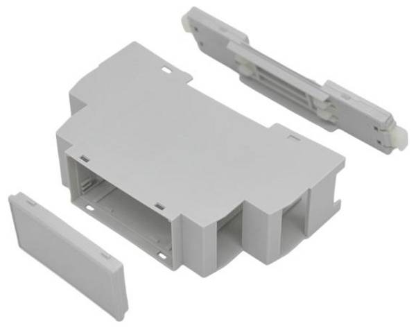 euroclamp CEM22-V-N pouzdro na DIN lištu  98.00 x 22.50 x 56.40   šedá 1 ks