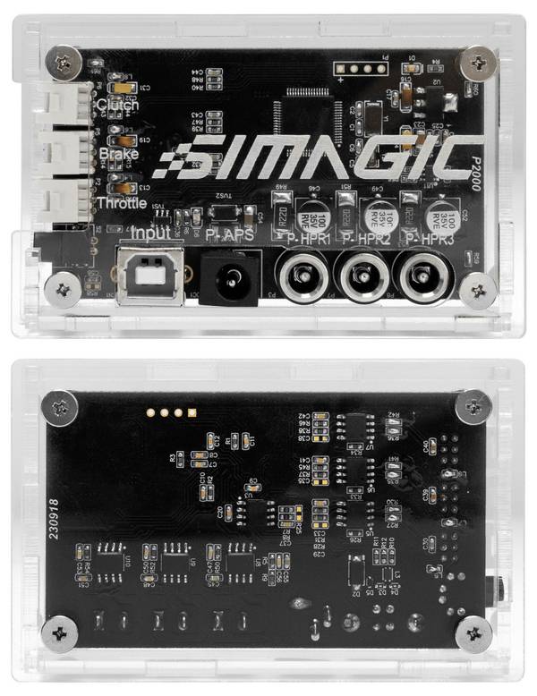 SIMAGIC S436 Kontrolní box Haptik Feedback USB B PC černá, transparentní