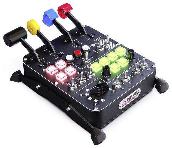 Virpil Controls Universal Control Panel #3 Ovládací panel USB PC černá, RGB