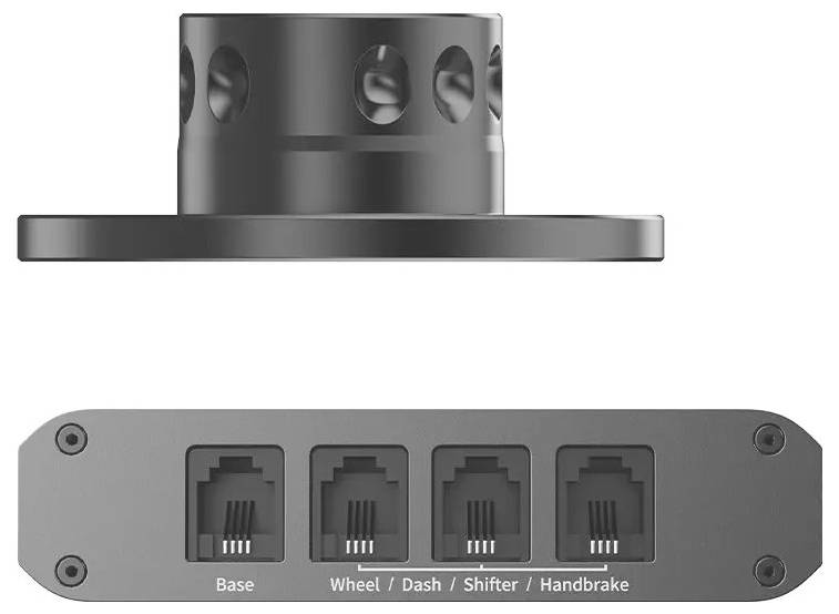 MOZA Universal HUB und Third-Party Wheel Base Mount Adaptér a hub USB PC černá-2