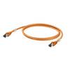 Weidmüller 2563810700 RJ45 síťové kabely, propojovací kabely S/FTP 70 m oranžová S průchodkou chránící proti zlomení, samozhášecí 1 ks