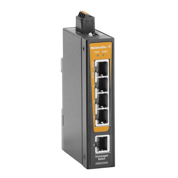 Weidmüller 2908030000 IE-SW-BLB-05-5TX síťový switch  10 / 100 MBit/s