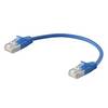 Weidmüller 3009730000 RJ45 síťové kabely, propojovací kabely CAT 6 SF/UTP 0.15 m modrá S průchodkou chránící proti zlomení, s ochranou, samozhášecí 1 ks