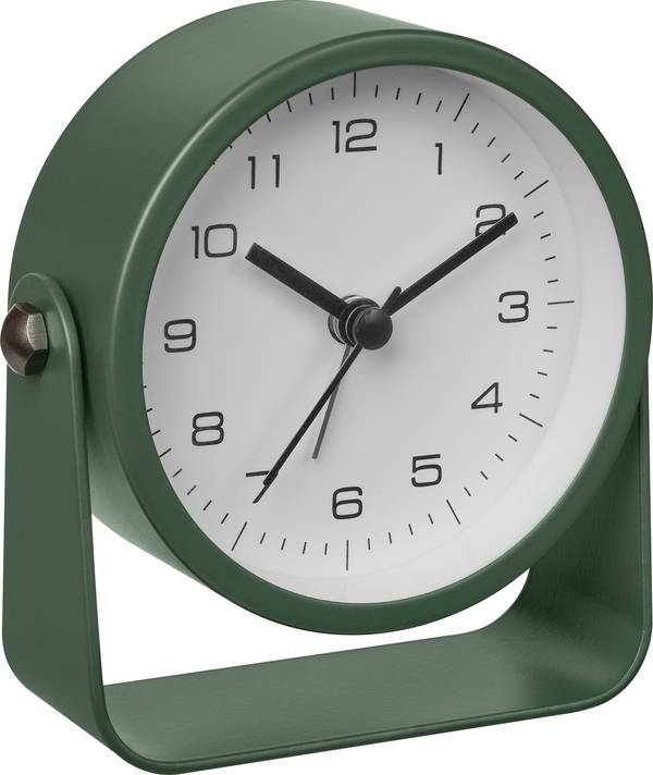TFA Dostmann  60.1042.04  Quartz  budík  zelená  časů buzení 1    tiché hodiny (bez tikání)