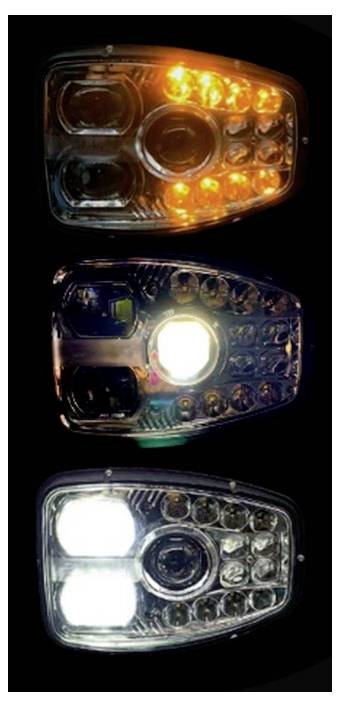 KAMAR přední reflektor L3430 LED vpředu-7