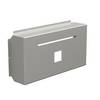 Weidmüller PV SUNCOVER 30/60/13 SW 8000158570 Ochrana proti dešti ventilovaná, s kabelovým vstupem (d x š) 136.3 mm x 641 mm Nerezová ocel šedá 1 ks