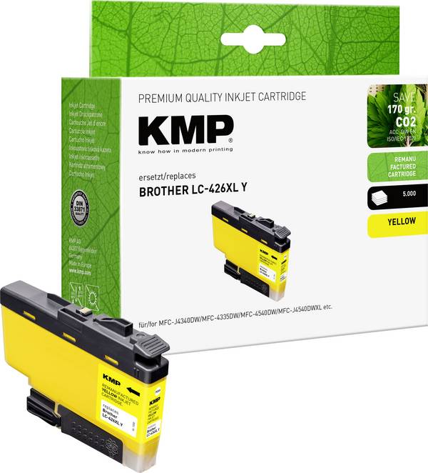 KMP Ink náhradní Brother LC426XLY kompatibilní  žlutá 1550,4009 1550,4009