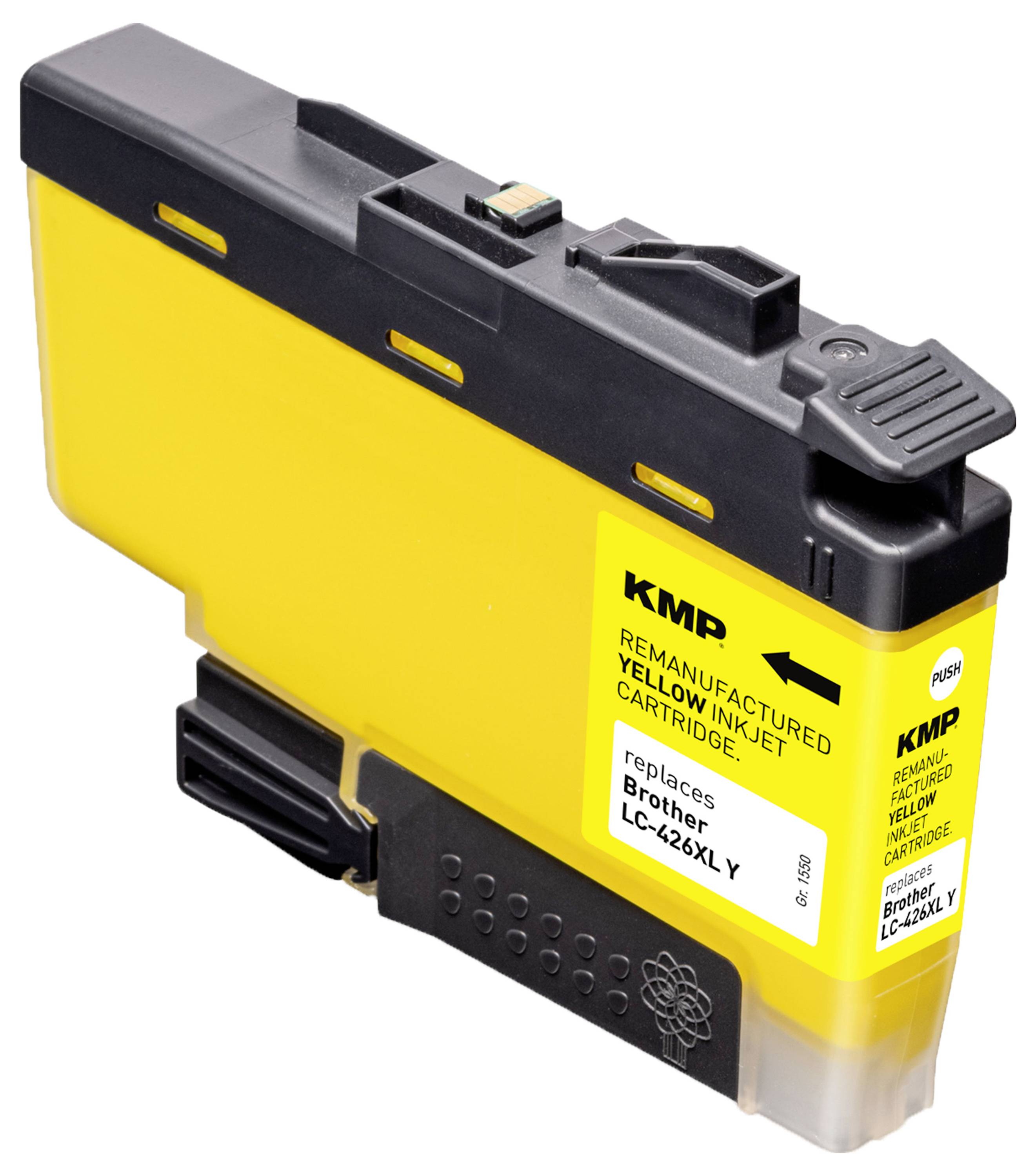 KMP Ink náhradní Brother LC426XLY kompatibilní žlutá 1550,4009 1550,4009-1