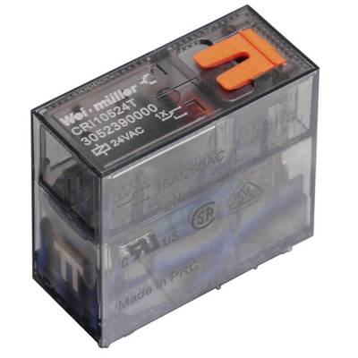 Weidmüller CRI10524T Miniaturní průmyslové relé, 24 V/AC, 16 A, 1 přepínací kontakt, 10 ks-0