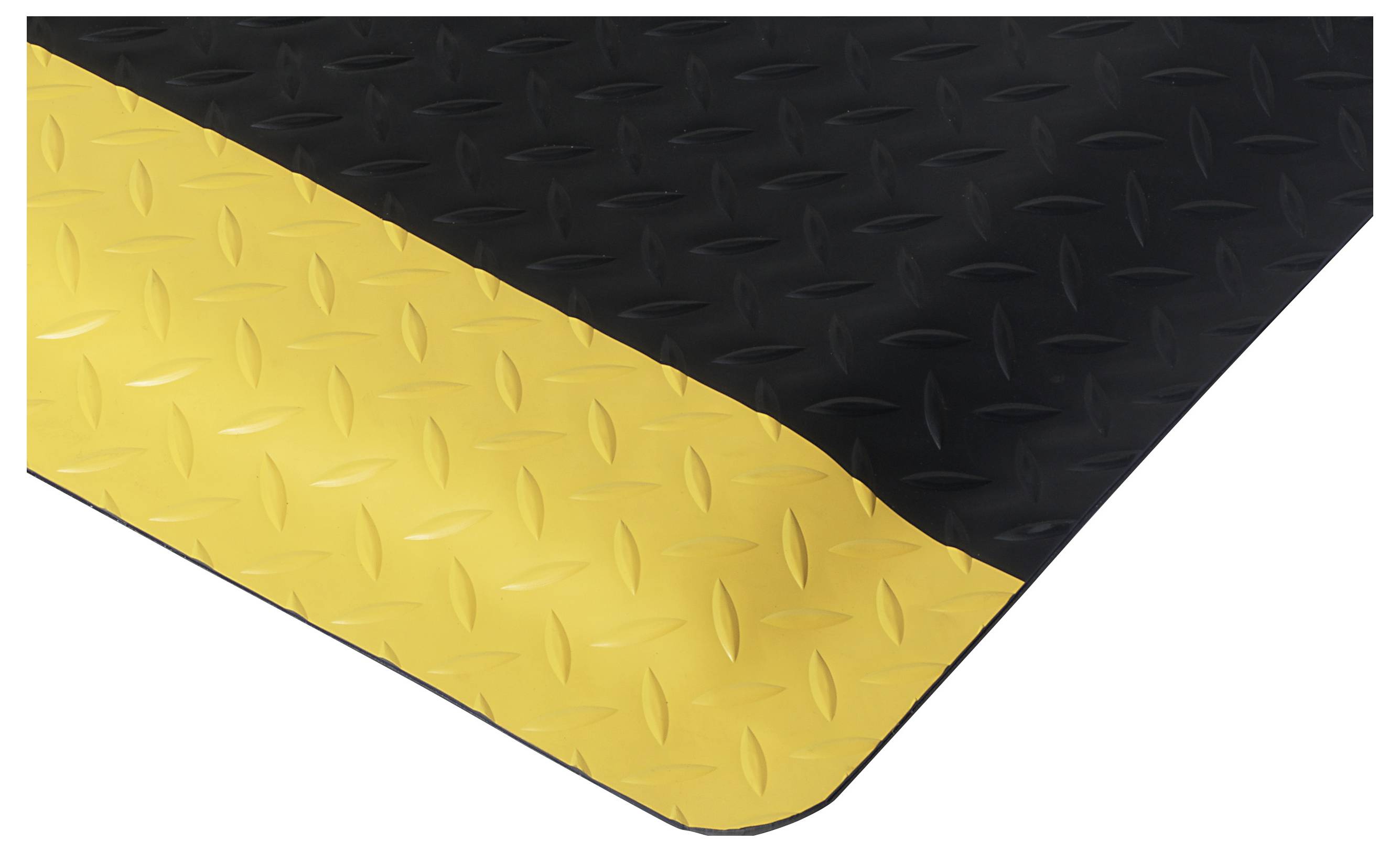 TRU COMPONENTS ESD podlahová rohož Černá, žlutá (d x š x v) 910 x 610 x 18 mm Antistatické-4