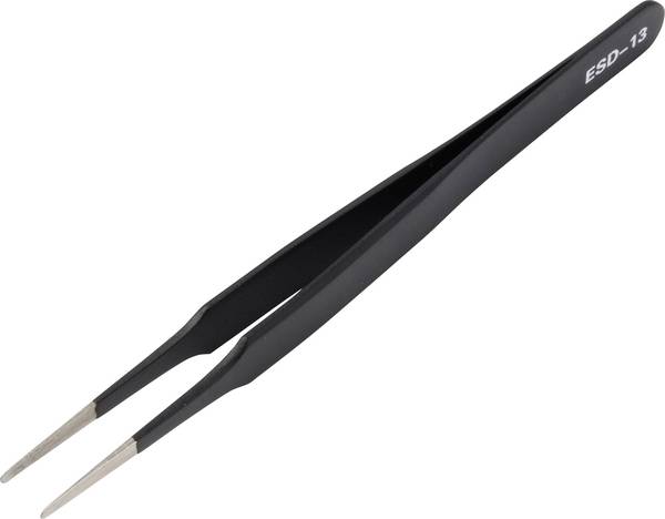 TRU COMPONENTS TC-15010068 ESD Pinzeta, 1 ks, plochá-kulatá, 120 mm
