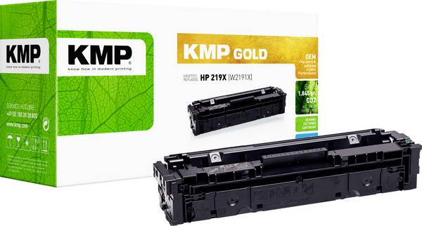 KMP Toner náhradní HP HP 219X / W2191X kompatibilní  azurová 2500 Seiten  2571,6503