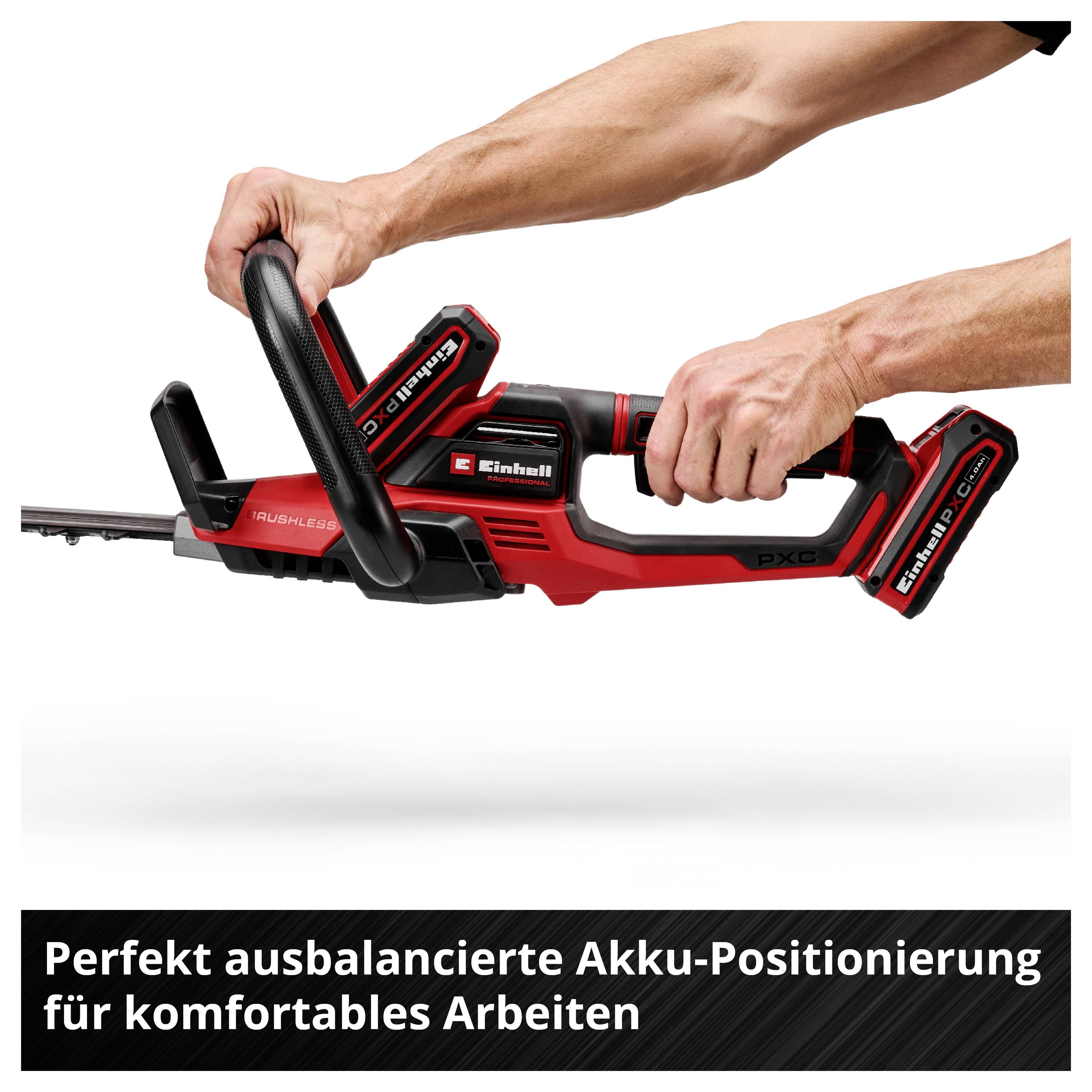 Einhell Professional GP-CH 36/65 Li BL-Solo PXC akumulátor Aku nůžky na živý plot nastavitelná řídítka, bez akumulátoru,-9