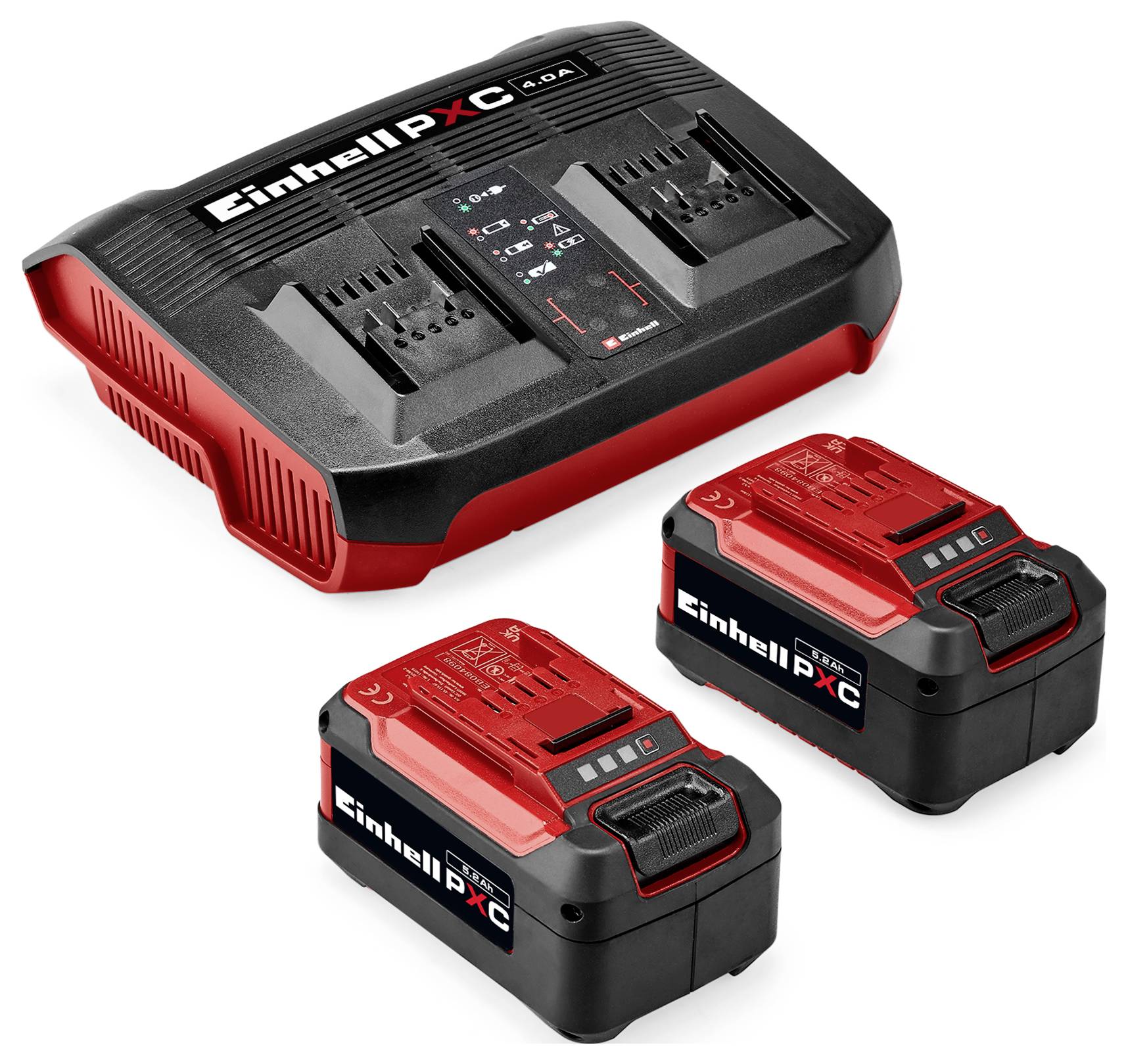 Einhell GC-CM 36/51 S Li BL (2x5,2Ah), PXC akumulátor Akumulátorová sekačka + 2. akumulátor, vč. 2. Nabíječka, výškově n-1
