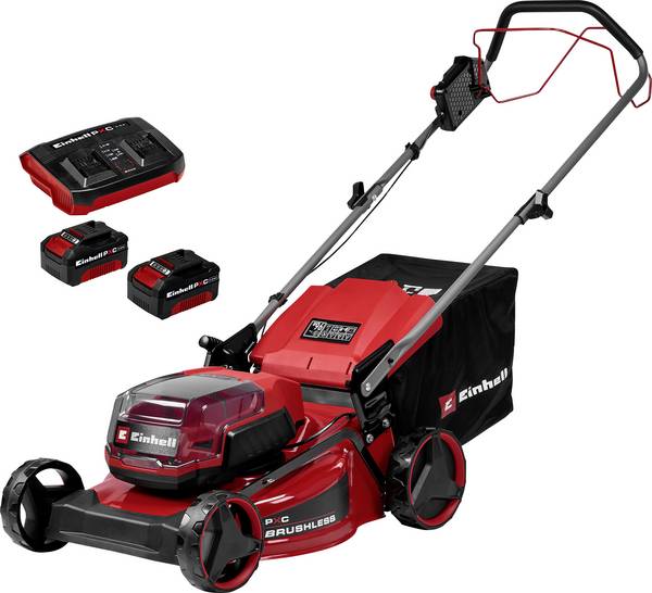 Einhell GC-CM 36/46 S Li BL (2x4,0Ah) akumulátor Akumulátorová sekačka   + 2. akumulátor, vč. nabíječky  18 V šířka sekání 46 cm