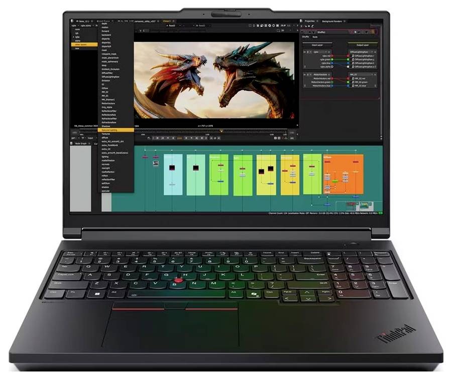 Lenovo Workstation Notebook Lenovo ThinkPad P16 Gen 3 40.6 cm (16 palec) Intel® Core™ Ultra 7 (Series 2) 255HX 48 GB RAM-8