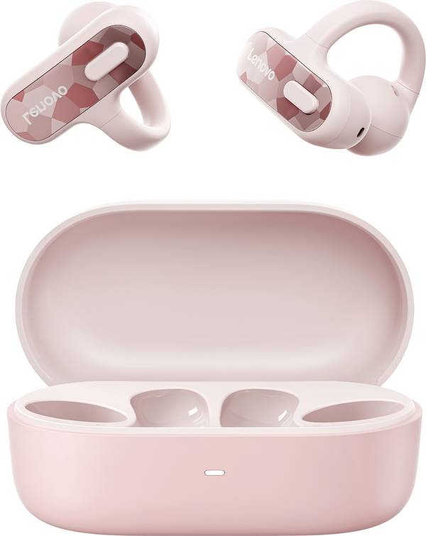 Lenovo X500  otevřená sluchátka Bluetooth® stereo růžová  Nabíjecí pouzdro
