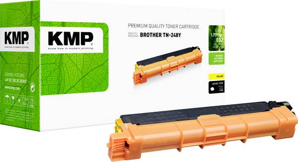 KMP Toner náhradní Brother TN248Y kompatibilní  žlutá 1000 Seiten 1273,0009 1273,0009
