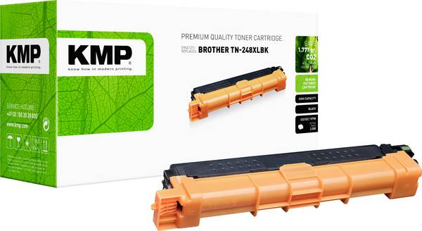 KMP Toner náhradní Brother TN248XLBK kompatibilní  černá 3000 Seiten 1273,3000 1273,3000