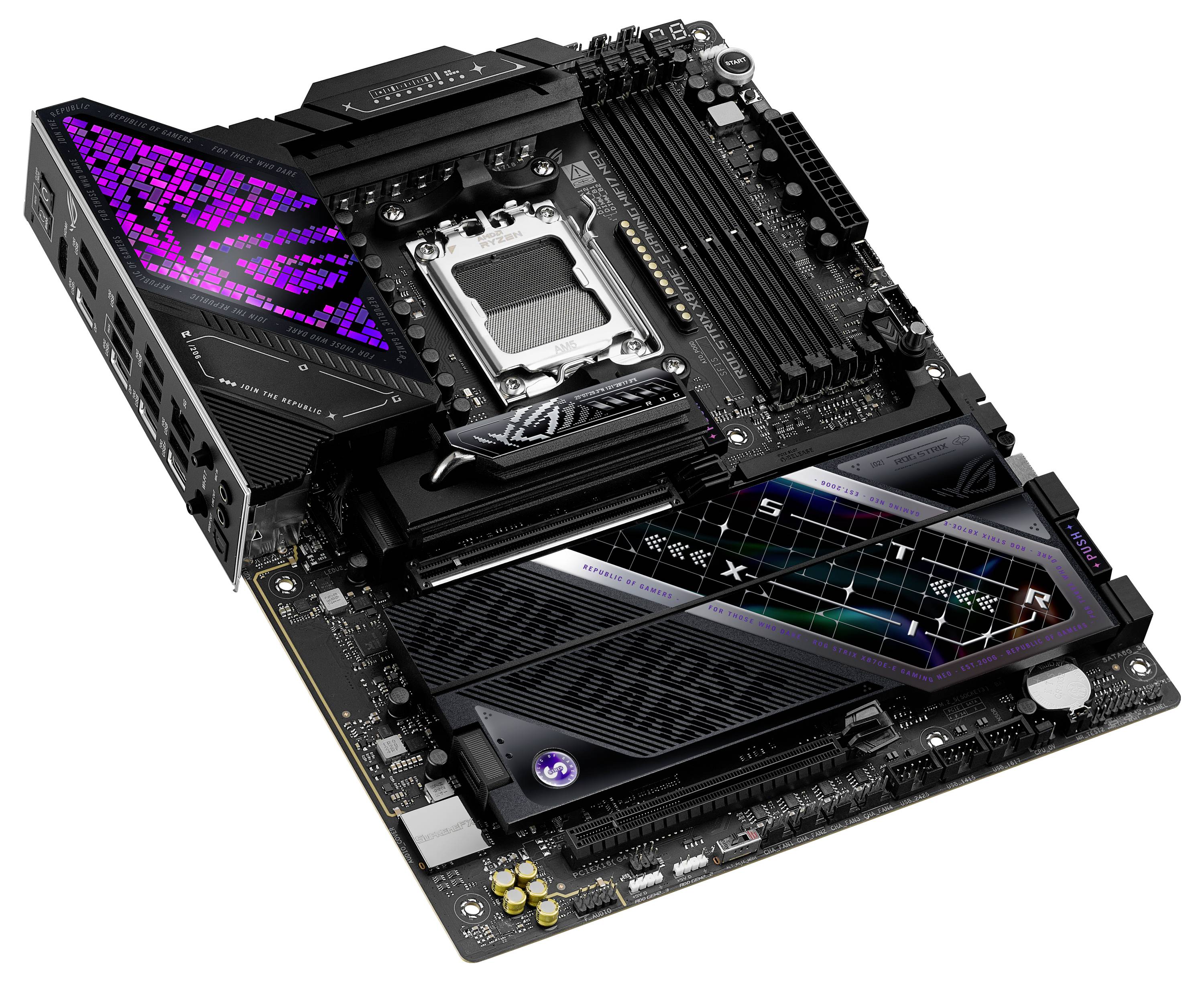 Asus ASUS ROG STRIX X870E-E GAMING WIFI7 NEO Základní deska Socket (PC) AMD AM5 Tvarový faktor ATX-8