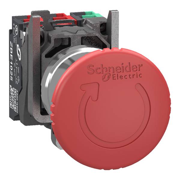 Schneider Electric XB4BS844415, XB4BS844415 Nouzový vypínač/spínač nouzového zastavení, 1 ks