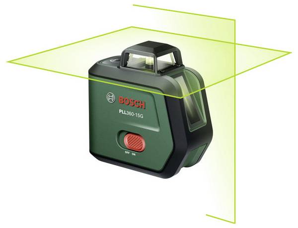 Bosch Home and Garden PLL360-15G křížový laser   dosah (max.): 15 m