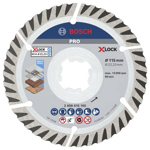 Bosch Accessories 2608615285 2608615285 diamantový řezný kotouč    2 ks