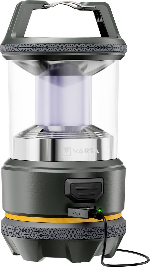 Varta 17550101111 VARTA Outdoor-Sportlaterne L20R LED kempingová lucerna  420 lm napájeno akumulátorem 400 g černá, žlutá