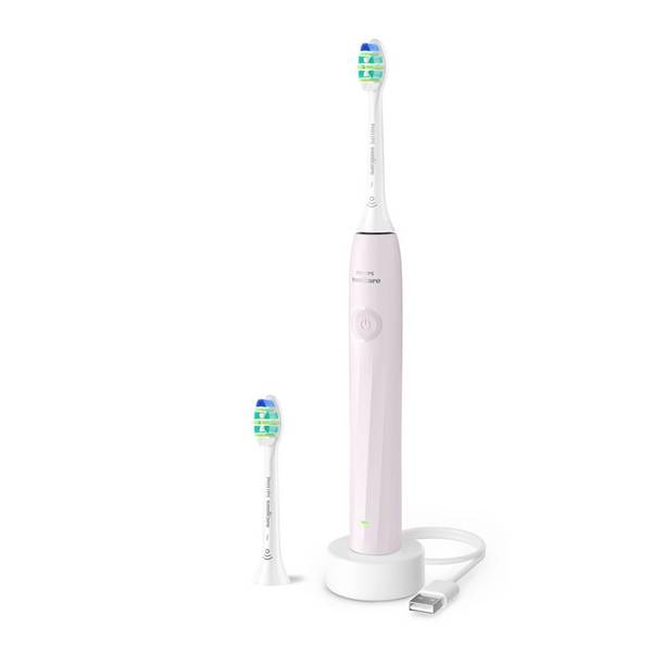 Philips Sonicare 2100 series elektrický kartáček na zuby, sonický, světle starorůžová , HX4022/03