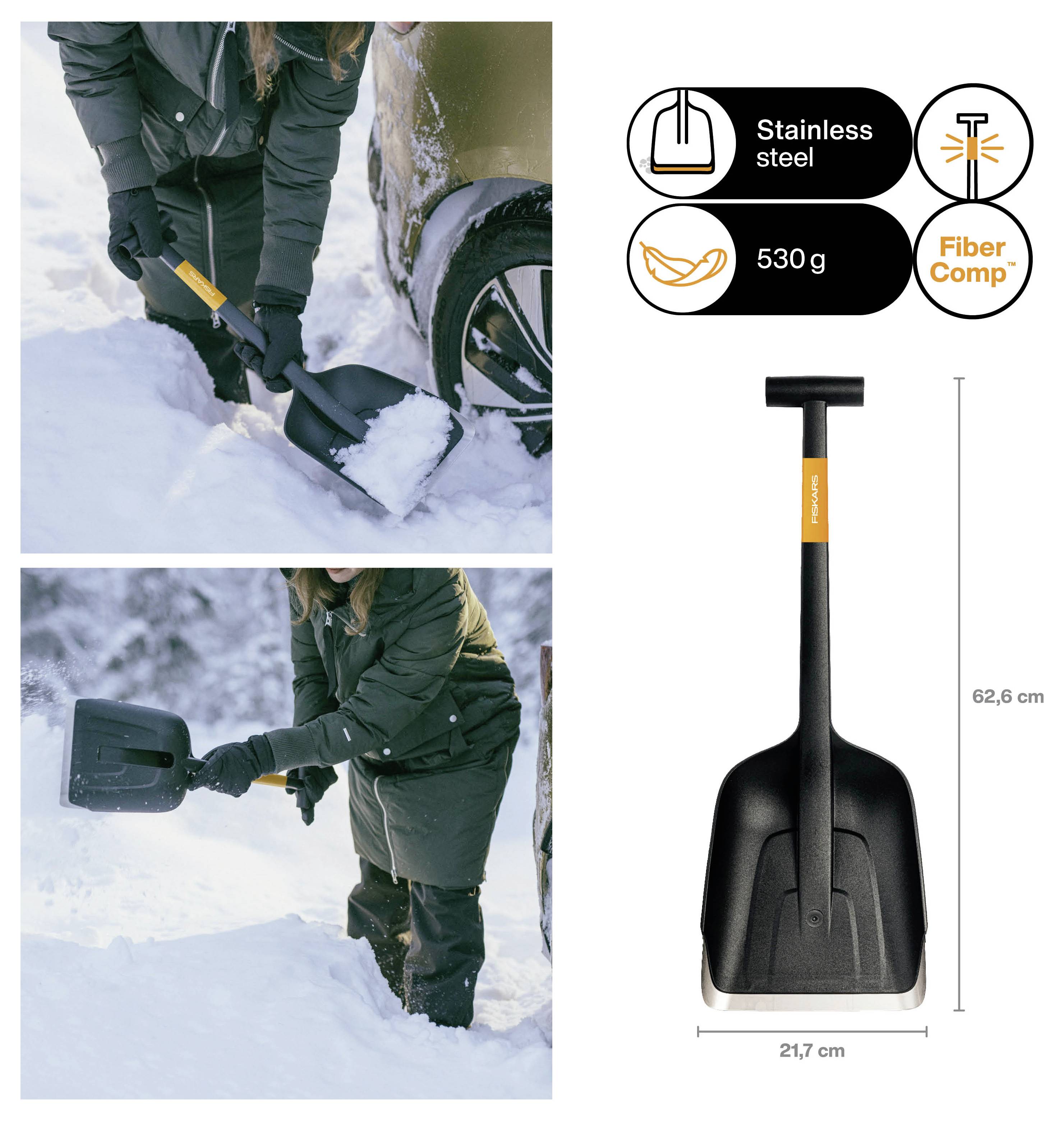 Fiskars 1079857 lopata na sníh 21.7 cm ocel-2