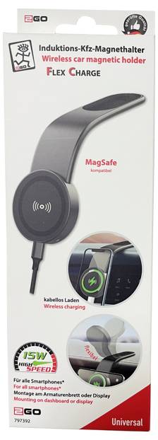2GO KFZ-Magnethalter FlexCharge Handyhal Palubní deska držák mobilního telefonu do auta-4