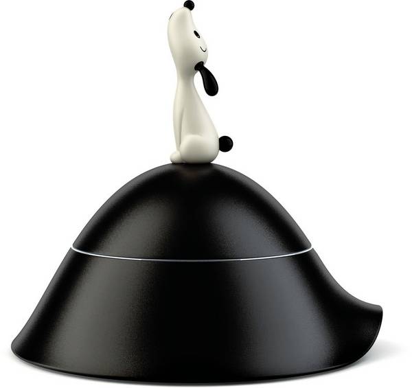 Alessi Hundenapf Lula black AMMI19 B Miska na krmení  černá  1 ks