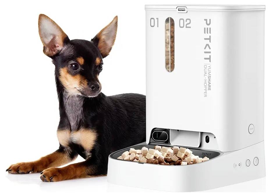 Petkit YumShare Dual-Hopper Futterautomat mit Kamera Automat na krmivo 1 ks-5