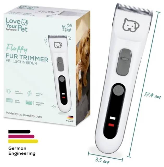 Beurer Beurer PP 110 Fluffy Fellschneider zastřihávač pro zvířata bílá, šedá 1 ks-1